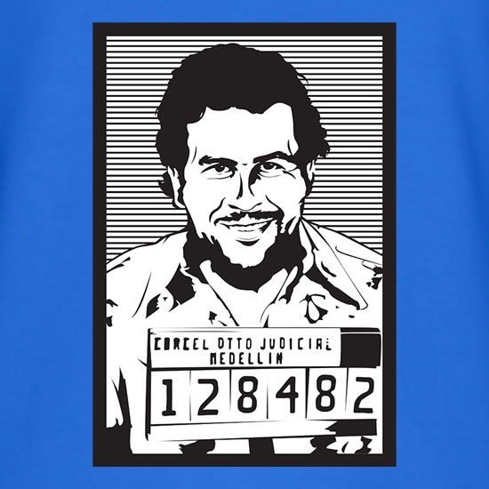 Pablo Escobar Mugshot t shirt